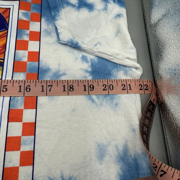 Five Nights At Freddy's FNAF Glamrock Freddy Blue Tie-Dye T-Shirt MEDIUM New - Picture 3 of 8